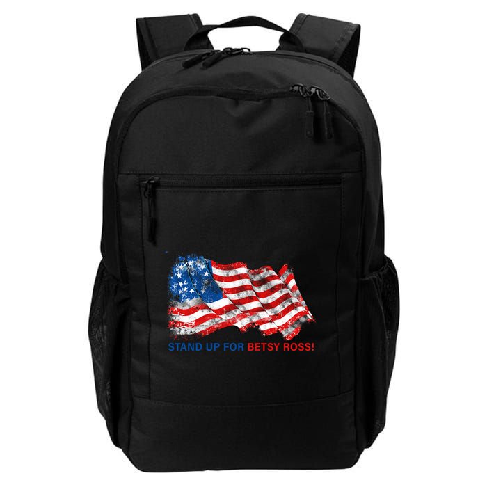 Stand Up For Betsy Ross Distressed Flag Backpack