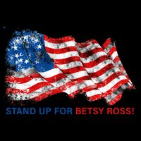 Stand Up For Betsy Ross Distressed Flag Backpack