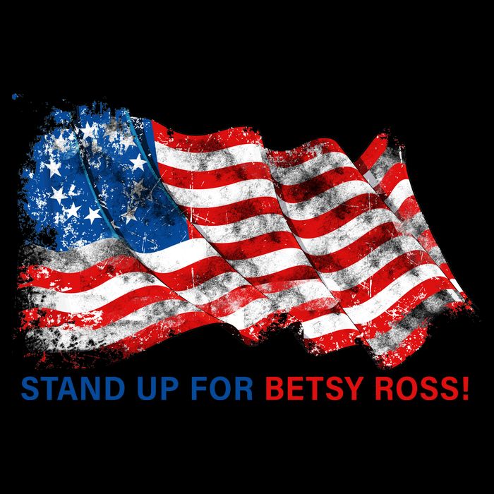Stand Up For Betsy Ross Distressed Flag Backpack