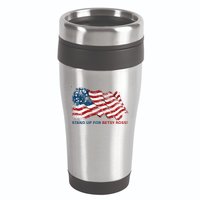 Stand Up For Betsy Ross Distressed Flag 16oz Travel Tumbler