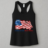 Stand Up For Betsy Ross Distressed Flag Womens Tank Top