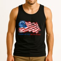 Stand Up For Betsy Ross Distressed Flag Tank Top