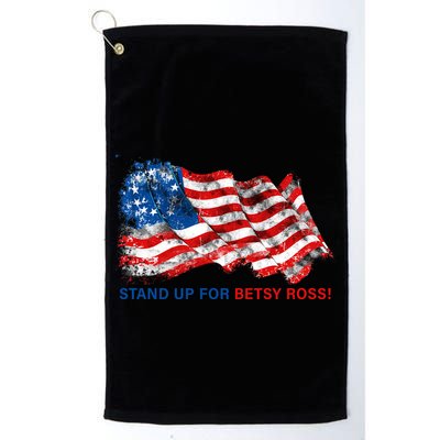 Stand Up For Betsy Ross Distressed Flag Golf Towel