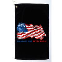 Stand Up For Betsy Ross Distressed Flag Golf Towel