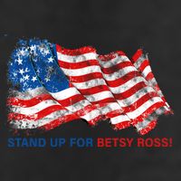 Stand Up For Betsy Ross Distressed Flag Golf Towel