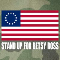 Stand Up For Betsy Ross First American Flag Legacy Tie Dye Trucker Hat