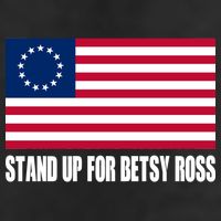 Stand Up For Betsy Ross First American Flag Adult Drive Performance Visor