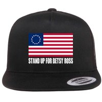 Stand Up For Betsy Ross First American Flag Flat Bill Trucker Hat