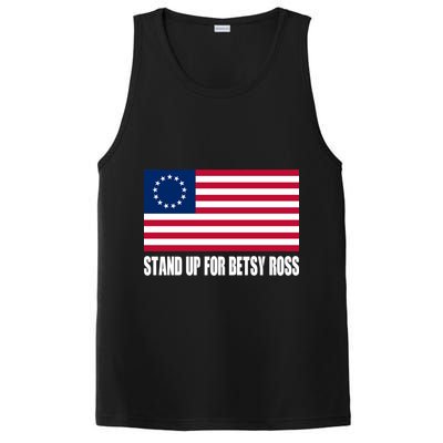 Stand Up For Betsy Ross First American Flag PosiCharge Competitor Tank