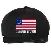 Stand Up For Betsy Ross First American Flag Wool Snapback Cap