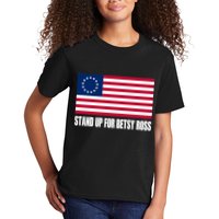 Stand Up For Betsy Ross First American Flag Kids T-Shirt