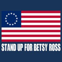 Stand Up For Betsy Ross First American Flag Infant Baby Jersey Bodysuit