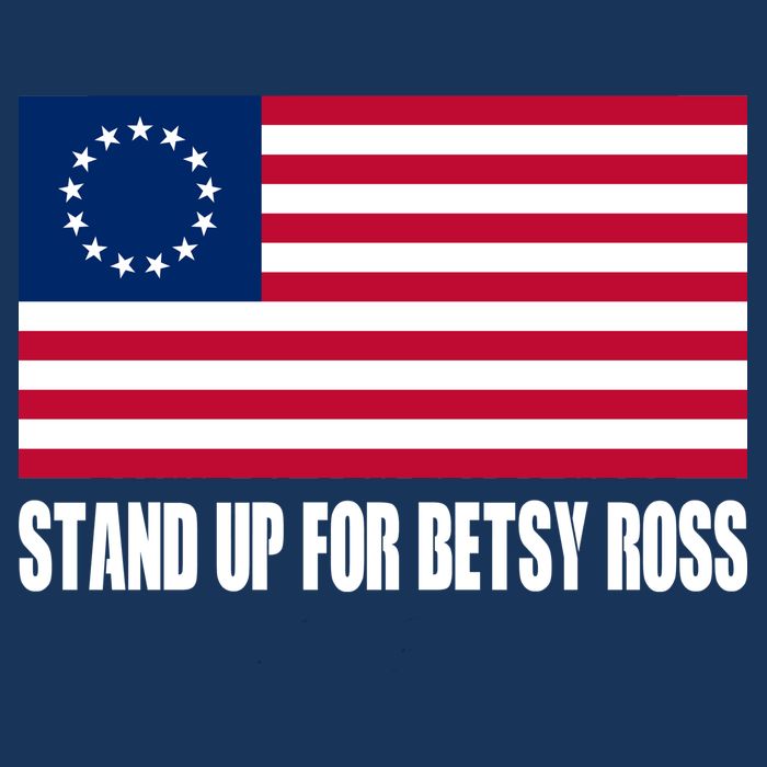 Stand Up For Betsy Ross First American Flag Infant Baby Jersey Bodysuit