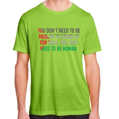 Stand Up For Gaza, Free Palestine Adult ChromaSoft Performance T-Shirt