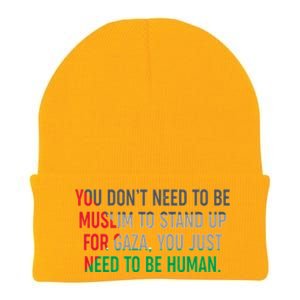 Stand Up For Gaza, Free Palestine Knit Cap Winter Beanie