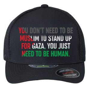 Stand Up For Gaza, Free Palestine Flexfit Unipanel Trucker Cap