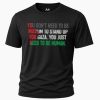Stand Up For Gaza, Free Palestine Cooling Performance Crew T-Shirt