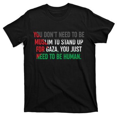 Stand Up For Gaza, Free Palestine T-Shirt