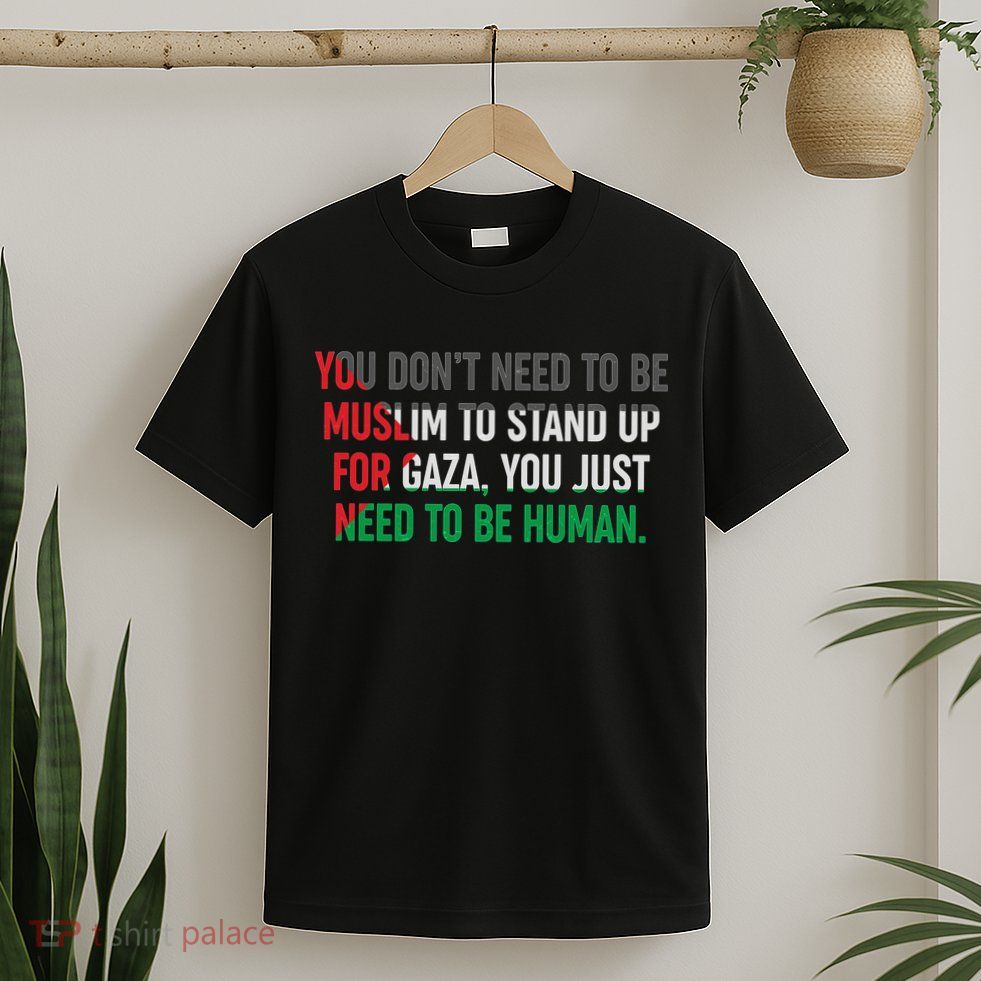 Stand Up For Gaza, Free Palestine T-Shirt