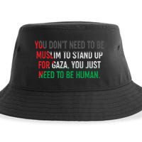 Stand Up For Gaza, Free Palestine Sustainable Bucket Hat