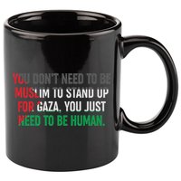 Stand Up For Gaza, Free Palestine 11oz C Handle Ceramic Mug