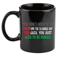 Stand Up For Gaza, Free Palestine 11oz C Handle Ceramic Mug