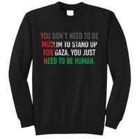 Stand Up For Gaza, Free Palestine Tall Sweatshirt