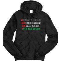 Stand Up For Gaza, Free Palestine Tie Dye Hoodie