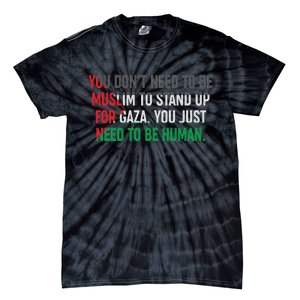 Stand Up For Gaza, Free Palestine Tie-Dye T-Shirt