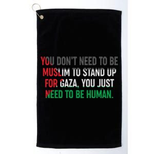 Stand Up For Gaza, Free Palestine Platinum Collection Golf Towel