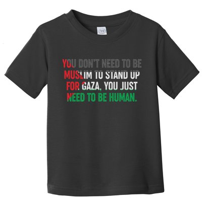 Stand Up For Gaza, Free Palestine Toddler T-Shirt