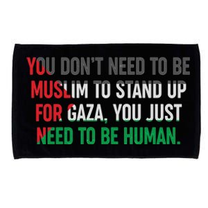 Stand Up For Gaza, Free Palestine Microfiber Hand Towel