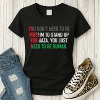 Stand Up For Gaza, Free Palestine Womens T-Shirt