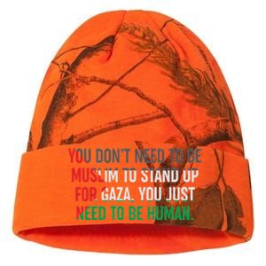 Stand Up For Gaza, Free Palestine Kati Licensed 12" Camo Beanie