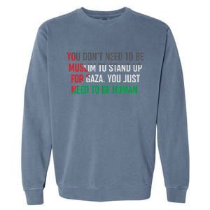 Stand Up For Gaza, Free Palestine Garment-Dyed Sweatshirt