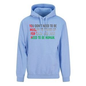 Stand Up For Gaza, Free Palestine Unisex Surf Hoodie