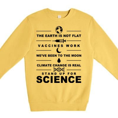 Stand Up For Science Premium Crewneck Sweatshirt