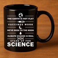 Stand Up For Science 11oz C Handle Ceramic Mug