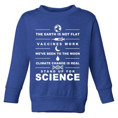 Stand Up For Science Toddler Sweatshirt