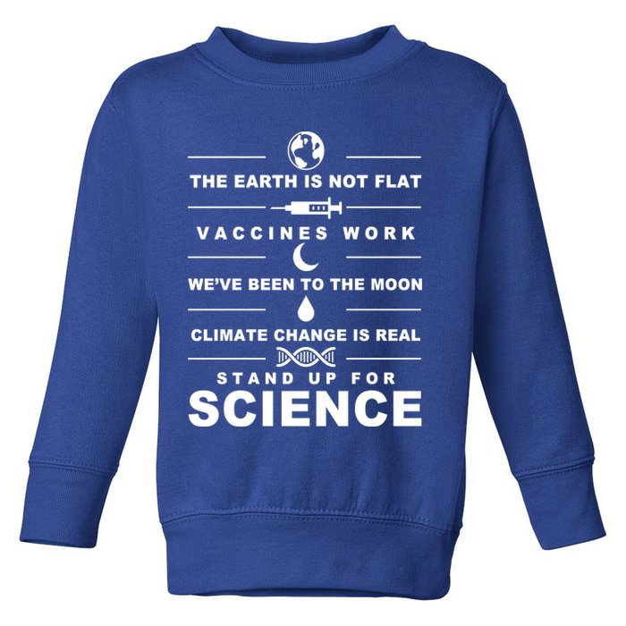 Stand Up For Science Toddler Sweatshirt