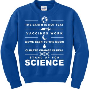 Stand Up For Science Kids Sweatshirt