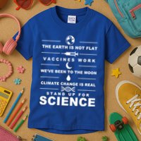 Stand Up For Science Kids T-Shirt