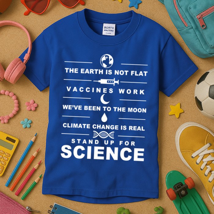 Stand Up For Science Kids T-Shirt
