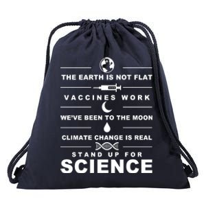 Stand Up For Science Drawstring Bag