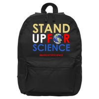 Stand Up For Science March For Science Earth Day 16 in Basic Backpack