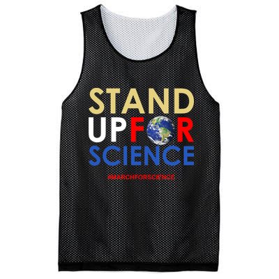 Stand Up For Science March For Science Earth Day Mesh Reversible Basketball Jersey Tank