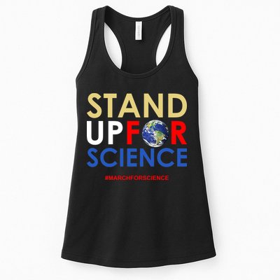 Stand Up For Science March For Science Earth Day Womens Tank Top