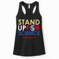 Stand Up For Science March For Science Earth Day Womens Tank Top