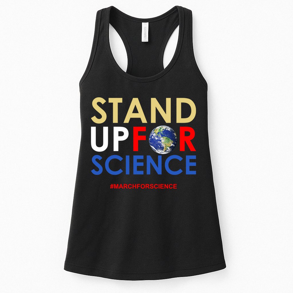 Stand Up For Science March For Science Earth Day Womens Tank Top