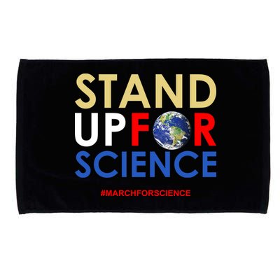 Stand Up For Science March For Science Earth Day Microfiber Hand Towel